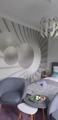 Część wypoczynkowa w obiekcie Blue Sky Apartament
