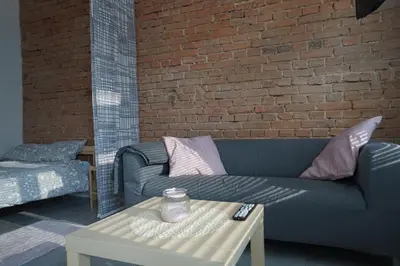 Część wypoczynkowa w obiekcie Apartament Gliwice Centrum Fredry II