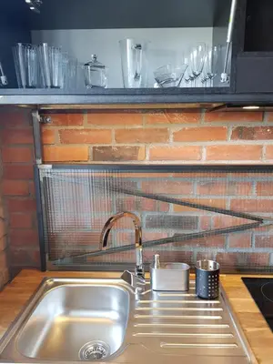 Kuchnia lub aneks kuchenny w obiekcie Apartamenty Folwark Boguszyn