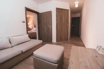 Część wypoczynkowa w obiekcie Skałka Zieleniec