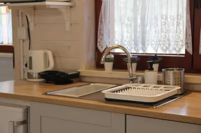 Kuchnia lub aneks kuchenny w obiekcie Domek na górce