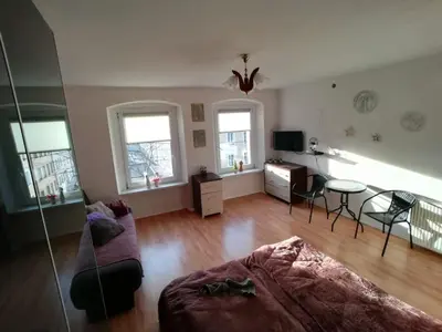 Telewizja i/lub zestaw kina domowego w obiekcie JULIUSZ