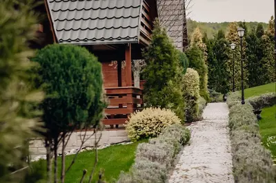Ogród w obiekcie Domki u Basi