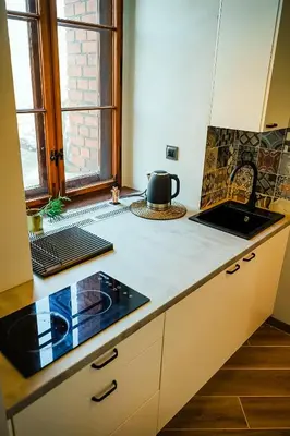 Kuchnia lub aneks kuchenny w obiekcie Apartamenty w Wieży