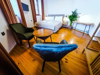 Część wypoczynkowa w obiekcie Apartamenty w Wieży