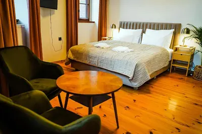Łóżko lub łóżka w pokoju w obiekcie Apartamenty w Wieży