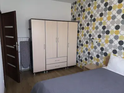 Łóżko lub łóżka w pokoju w obiekcie Apartament Marzenie 12 - Opole