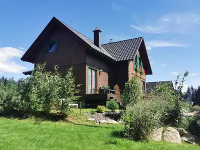 Ogród w obiekcie Apartament Zielone Okiennice