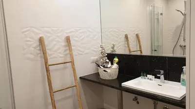 Łazienka w obiekcie LAGUNA Apartament 30 Willa Maria