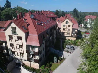 Budynek, w którym mieści się apartament