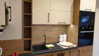 Kuchnia lub aneks kuchenny w obiekcie LAGUNA Apartament 30 Willa Maria