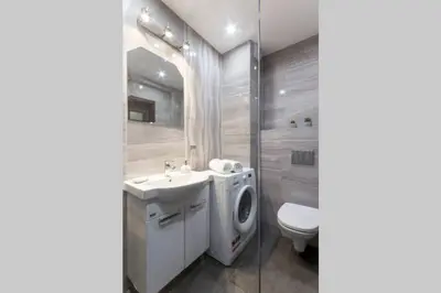 Łazienka w obiekcie New Apartment OLD TOWN - 54m2 - 6 beds - New Bulding - Lift