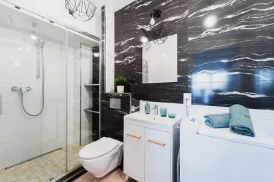 Łazienka w obiekcie Apartment OLD TOWN - 3 Rooms - 2 Bathrooms - 12 People - Parking Place