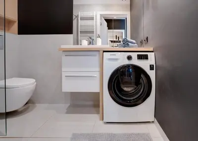 Łazienka w obiekcie Apartament Kępa Mieszczańska - Old Town- free Parking - 15 min do Rynku