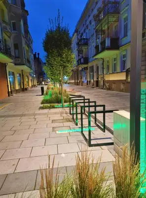 Budynek, w którym mieści się apartament