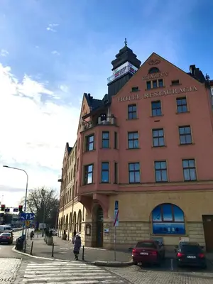 Budynek, w którym mieści się aparthotel