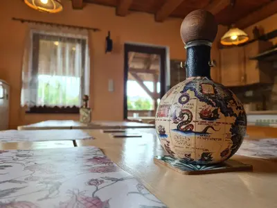 Plan piętra w obiekcie Pod klonem z Balią i Sauną