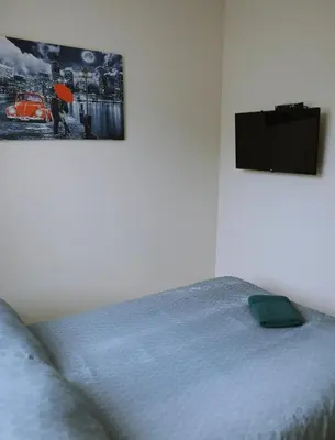 Łóżko lub łóżka w pokoju w obiekcie Noclegi Kochlice