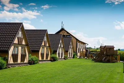 Ogród w obiekcie Gościniec Nad Bukówką