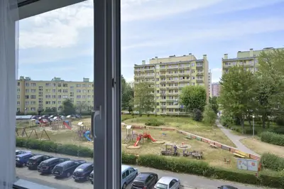 Ogród w obiekcie Apartament Dzień Dobry 3