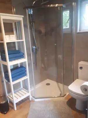 Łazienka w obiekcie SuliLand Domki pod Ślężą