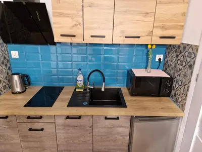 Kuchnia lub aneks kuchenny w obiekcie Apartamenty Dzika Orlica