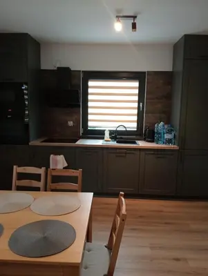 Kuchnia lub aneks kuchenny w obiekcie Apartamenty Dzika Orlica