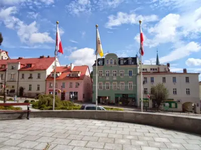 Budynek, w którym mieści się apartament