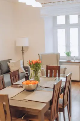 Część wypoczynkowa w obiekcie Apartament Rynek - Zielona Kamienica