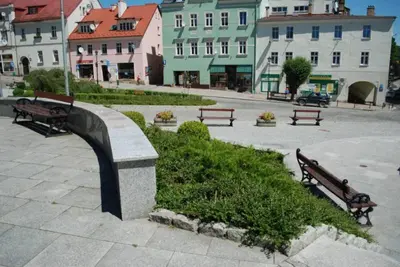 Budynek, w którym mieści się apartament