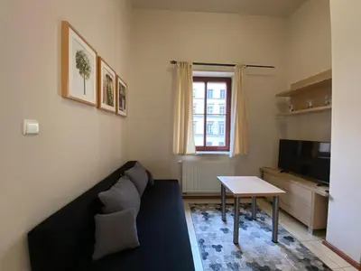Telewizja i/lub zestaw kina domowego w obiekcie Klimatyczny apartament przy Rynku (1 min. pieszo!)