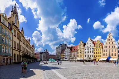 Widok na miasto Wrocław z tego apartamentu