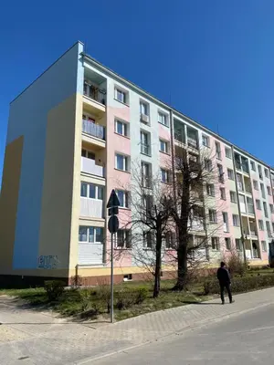 Budynek, w którym mieści się apartament