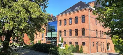 Budynek, w którym mieści się hostel