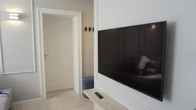 Telewizja i/lub zestaw kina domowego w obiekcie Apartament w samym sercu Opola 2