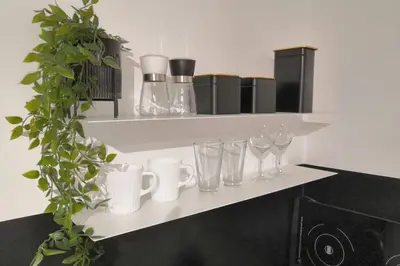 Kuchnia lub aneks kuchenny w obiekcie OficynaApartments