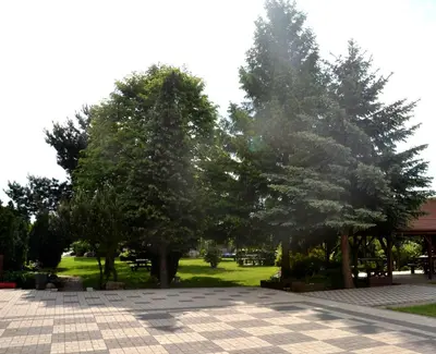 Ogród w obiekcie Pokoje Kalisz