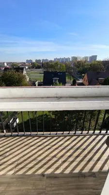 Balkon lub taras w obiekcie Air Flat Gliwice