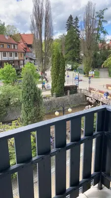 Balkon lub taras w obiekcie Polanica Centrum