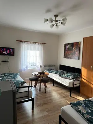 Telewizja i/lub zestaw kina domowego w obiekcie Pokoje Gościnne u Reni
