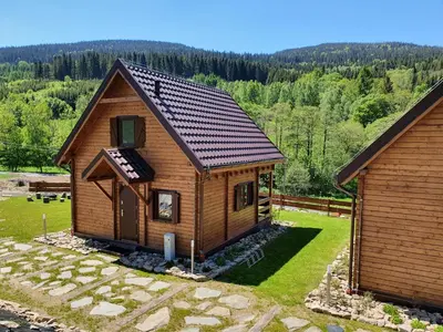Przyroda w pobliżu tego domu w stylu alpejskim