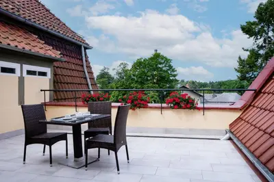 Balkon lub taras w obiekcie Polonia