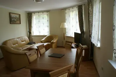 Telewizja i/lub zestaw kina domowego w obiekcie Polonia