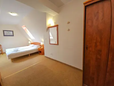 Łóżko lub łóżka w pokoju w obiekcie Willa Sanssouci