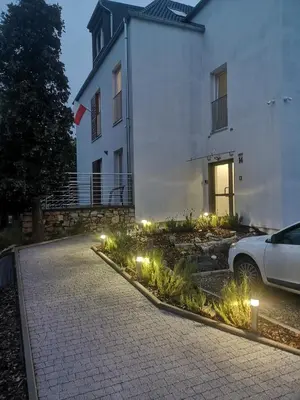 Budynek, w którym mieści się apartament