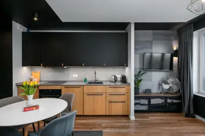 Kuchnia lub aneks kuchenny w obiekcie Apartaments 24 Premium Green