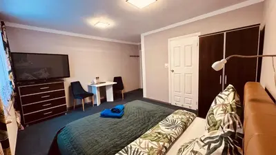 Telewizja i/lub zestaw kina domowego w obiekcie Villa Veronika