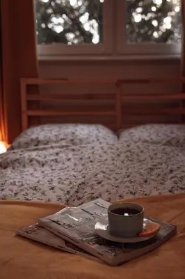 Łóżko lub łóżka w pokoju w obiekcie Apartament 3