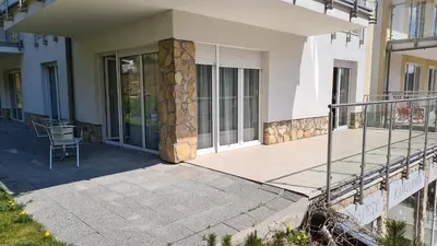 Balkon lub taras w obiekcie Apartament Czarna Góra B11