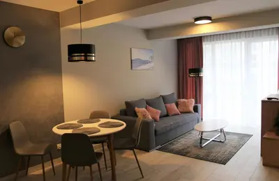 Część wypoczynkowa w obiekcie Apartament Czarna Góra S26